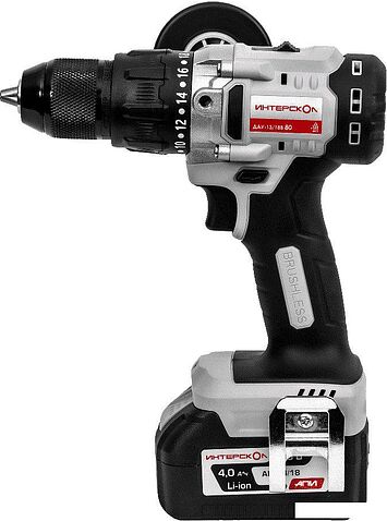 Ударная дрель-шуруповерт Интерскол ДАУ-13/18В 80 786.0.0.70 (без АКБ)