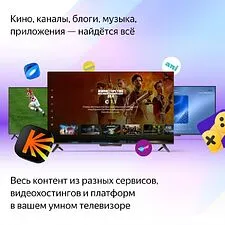 Телевизор Яндекс ТВ Станция Бейсик с Алисой 55 YNDX-00076 Телевизор Яндекс ТВ Станция Бейсик с Алисой 55 YNDX-00076