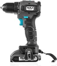 Дрель-шуруповерт Tesla TCD12BL 834528 (с 2-мя АКБ, кейс) Дрель-шуруповерт Tesla TCD12BL 834528 (с 2-мя АКБ, кейс)