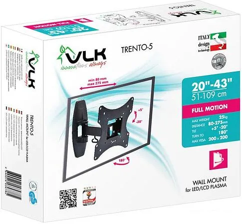 Кронштейн VLK TRENTO-5 (черный)