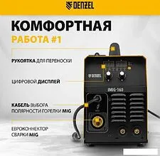 Сварочный инвертор Denzel IMIG-160 Synergy Сварочный инвертор Denzel IMIG-160 Synergy