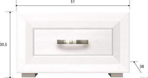 Тумба Black Red White Malta B136-KOM1S (лиственница сибирская/орех лион)