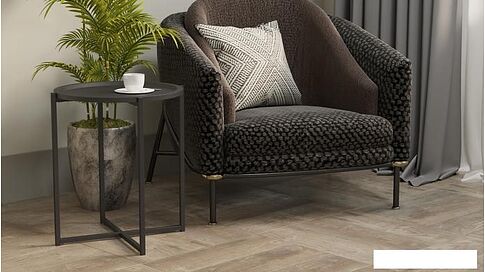 Журнальный столик Калифорния мебель Бьерн (черный лофт/черный)