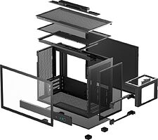 Корпус DeepCool CH160 Plus R-CH160-BKNGM0-G Корпус DeepCool CH160 Plus R-CH160-BKNGM0-G