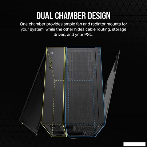 Корпус Corsair 6500D Airflow Dual Chamber CC-9011259-WW