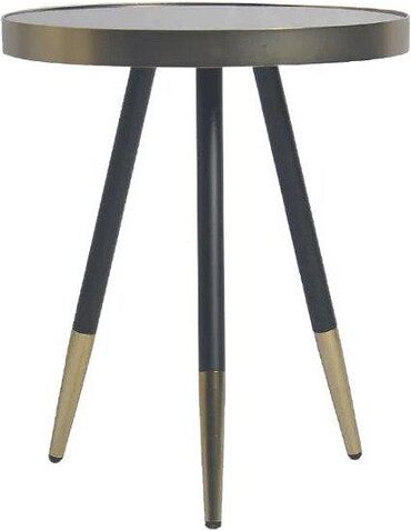 Журнальный столик Bergenson Bjorn Hedda TAI-HD-TBL-MTMRB-GLD-40 (черный/матовое золото)