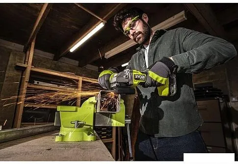 Угловая шлифмашина Ryobi RAG18X-0 (без АКБ)