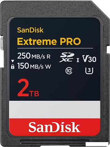 Карта памяти SanDisk Extreme PRO SDXC SDSDXXD-2T00-GN4IN 2TB