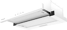 Кухонная вытяжка Weissgauff TEL 600 2M Touch White Glass