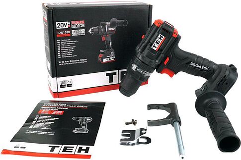 Ударная дрель-шуруповерт TEH TDBL1520 (без АКБ)