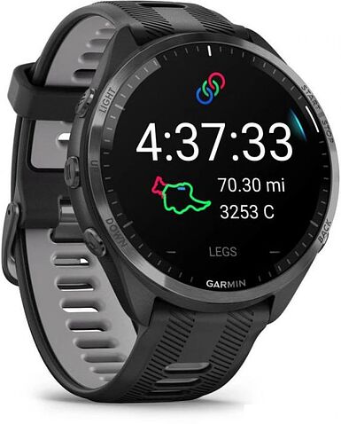 Умные часы Garmin Forerunner 965 (черный/серый)