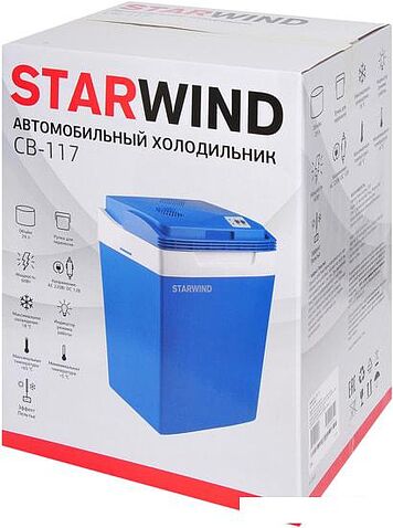 Термоэлектрический автохолодильник StarWind CB-117 29л (синий/серый)