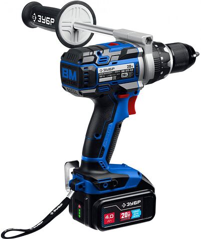 Дрель-шуруповерт Зубр DB-211-42 (с 2-мя АКБ, кейс)