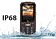 Кнопочный телефон F+ R280 (черный/оранжевый)