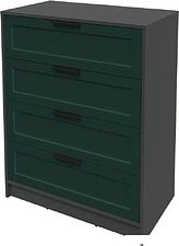 Комод Интерлиния Концепт Тренд КТ-К80 (антрацит/изумруд)