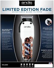 Машинка для стрижки волос Andis Fade Limited Edition Barber Pole Adjustable Blade Clipper US-1