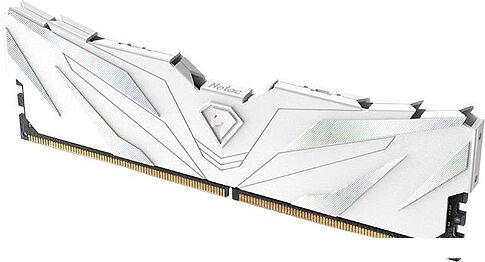 Оперативная память Netac Shadow II White 8ГБ DDR5 4800 МГц NTSWD5P48SP-08W
