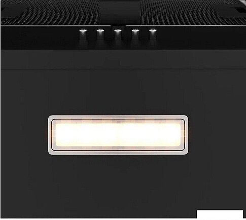 Кухонная вытяжка Elikor Коралл 50П-430-К3Д 266399 (черный/черное стекло)