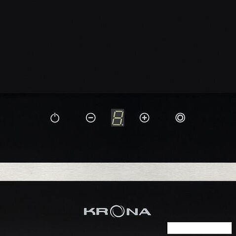 Кухонная вытяжка Krona Domenika 600 S (черный/нержавеющая сталь)