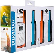 Портативная радиостанция Motorola Talkabout T42 Quad Pack