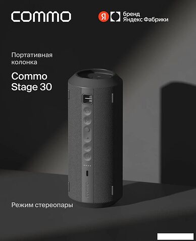 Беспроводная колонка COMMO Stage 30 (графитовый)