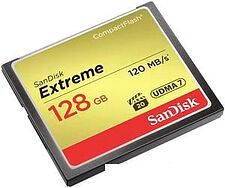 Карта памяти SanDisk Extreme CompactFlash 128GB [SDCFXSB-128G-G46]