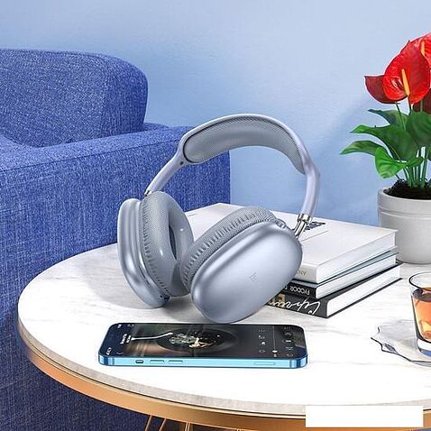 Наушники Hoco W35 Air Light (синий)