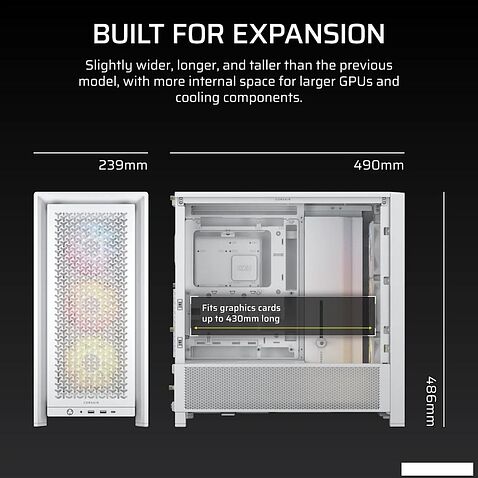 Корпус Corsair Frame 4000D RS ARGB CC-9011297-WW