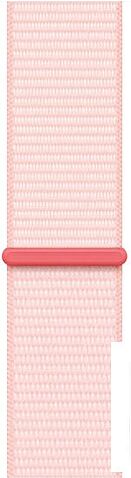 Умные часы Apple Watch Series 9 45 мм (алюминиевый корпус, розовый/розовый, нейлоновый ремешок)