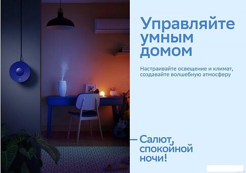 Умная колонка SberDevices SberBoom Mini (безоблачный голубой)