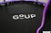 Батут GoUP Luxury 6FT (с сеткой, фиолетовый)