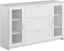 Тумба Mio Tesoro Сириус 2 двери со стеклом и 3 ящика 156x95 2.02.03.370.1 (белый) Тумба Mio Tesoro Сириус 2 двери со стеклом и 3 ящика 156x95 2.02.03.370.1 (белый)