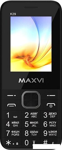 Телефон Maxvi K29 (черный)