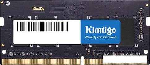 Оперативная память Kimtigo 8ГБ DDR4 SODIMM 3200 МГц KMKU8G8683200