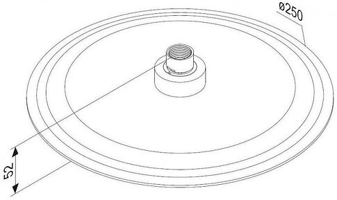 Верхний душ Damixa Scandinavian Pure 936050300