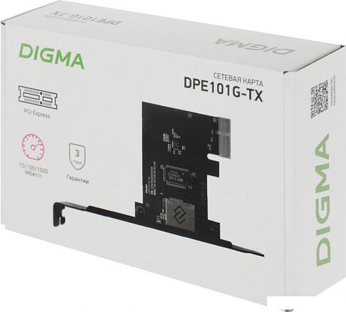 Сетевая карта Digma DPE101G-TX