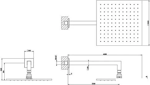 Верхний душ Gessi Emporio 47368-031