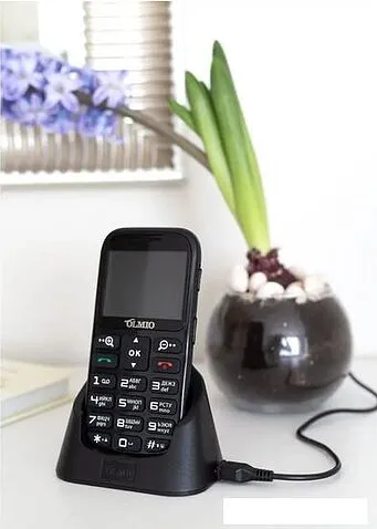 Кнопочный телефон Olmio C37 (черный)