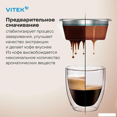 Рожковая кофеварка Vitek VT-CME1501