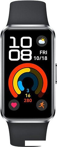 Фитнес-браслет Huawei Band 10 (матовый черный, международная версия)