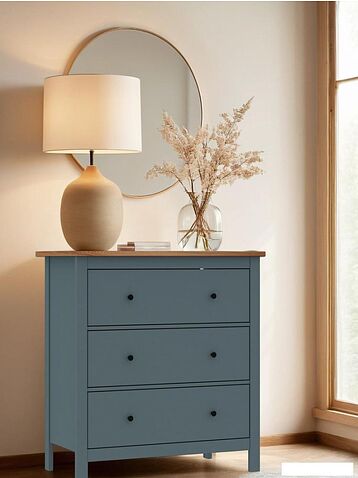 Комод Mio Tesoro Сага 2.08.02.020.16 (темно-бирюзовый/ясень)