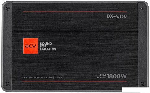Автомобильный усилитель ACV DX-4.130 v4
