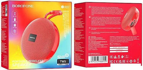 Беспроводная колонка Borofone BR27 (красный)