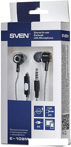Наушники с микрофоном SVEN E-109M