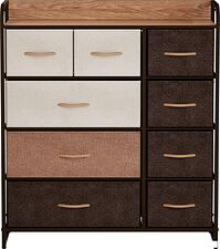 Комод Импэкс Leset Ноа 9 ящиков (коричневый/бежевый)