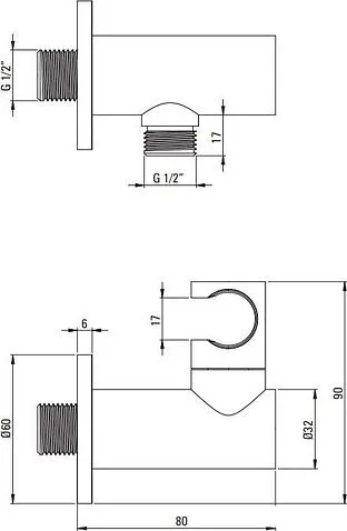 Душевая система  Deante Arnika Titanium BXYYDQAM (титан)