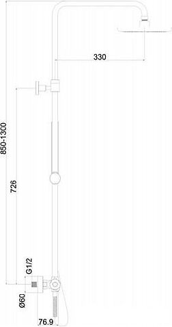Душевая система  Maxonor Pure Life PL2487-7