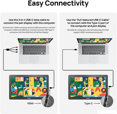Графический монитор Parblo Coast 16 Pro Gen2 (черный)