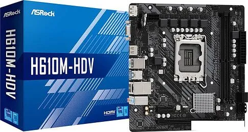 Материнская плата ASRock H610M-HDV
