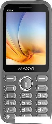 Мобильный телефон Maxvi K15n (серый)